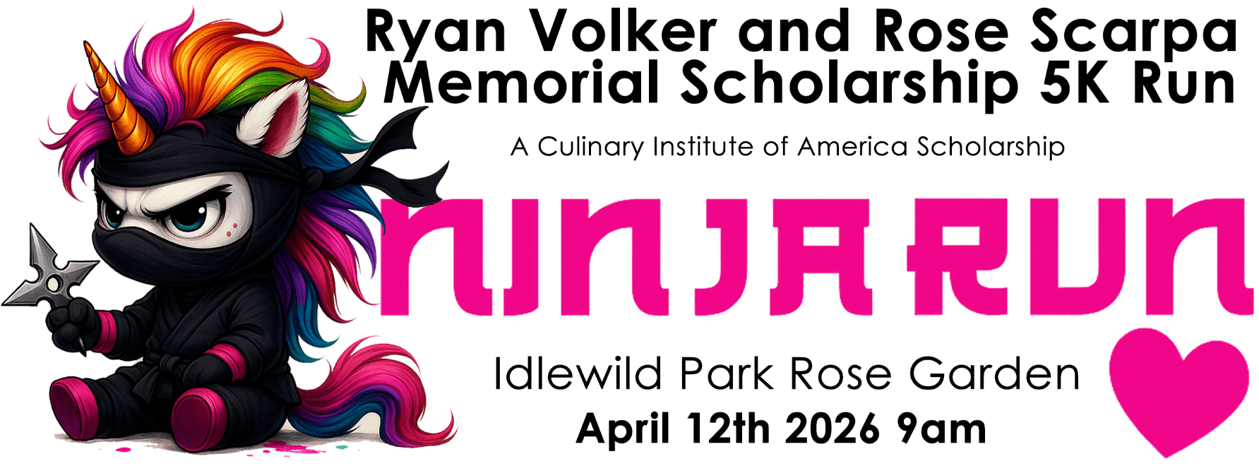 9th Annual Ryan Volker and Rose Scarpa Memorial Scholarship 5K Ninja Run